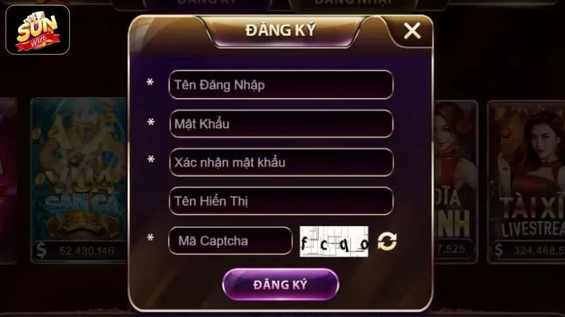 Đăng ký tài khoản tại cổng game giúp bạn khám phá trò chơi tuyệt đỉnh