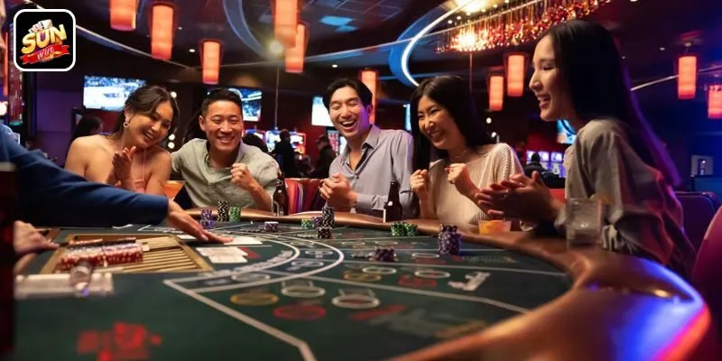 Giao diện sảnh cược Baccarat Sunwin sang trọng và trực quan